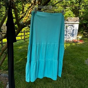 J.Jill Turquoise cotton skirt